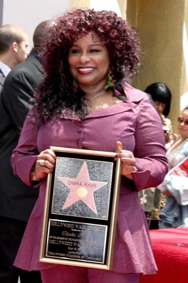 LOS ANGELES, MAY 19 - Chaka Kahn at the Chaka Kahn Hollywood Walk of Fame Star Ceremony at Hollywood Blvd on May 19, 2011 in Los Angeles, CA photo