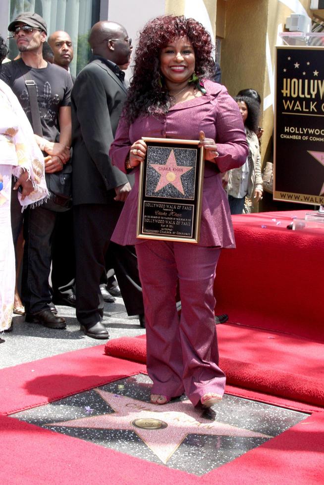 LOS ANGELES, MAY 19 - Chaka Kahn at the Chaka Kahn Hollywood Walk of Fame Star Ceremony at Hollywood Blvd on May 19, 2011 in Los Angeles, CA photo