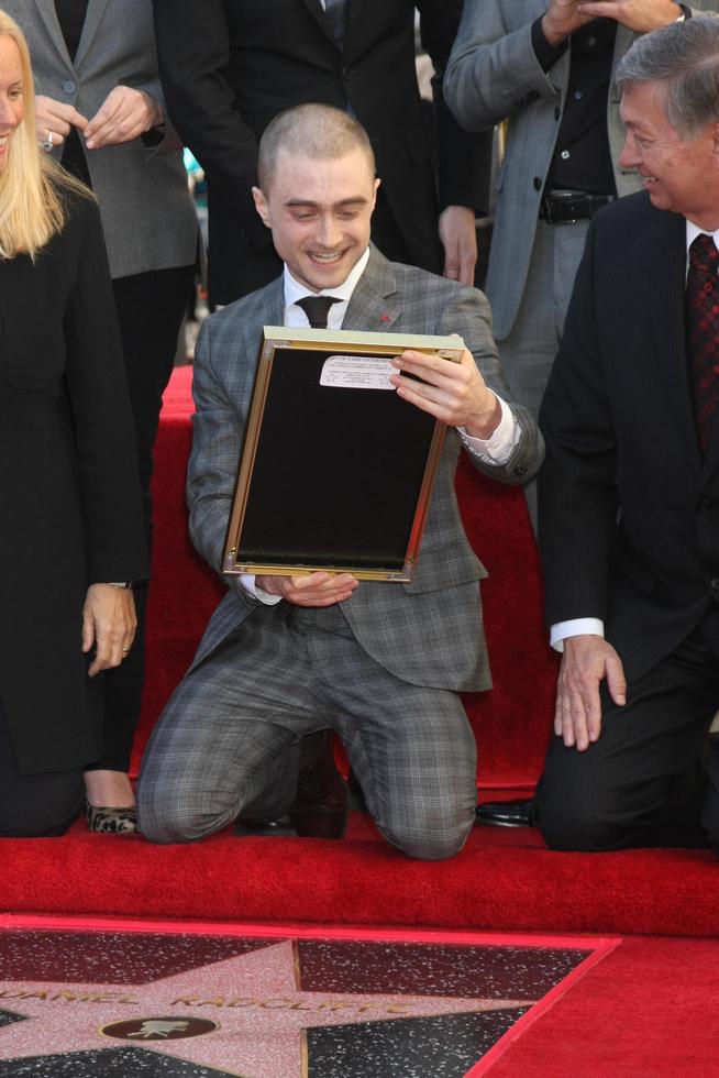 LOS ANGELES, NOV 12 - Daniel Radcliffe at the Daniel Radcliffe Hollywood Walk of Fame Ceremony at the Hollywood Walk of Fame on November 12, 2015 in Los Angeles, CA photo