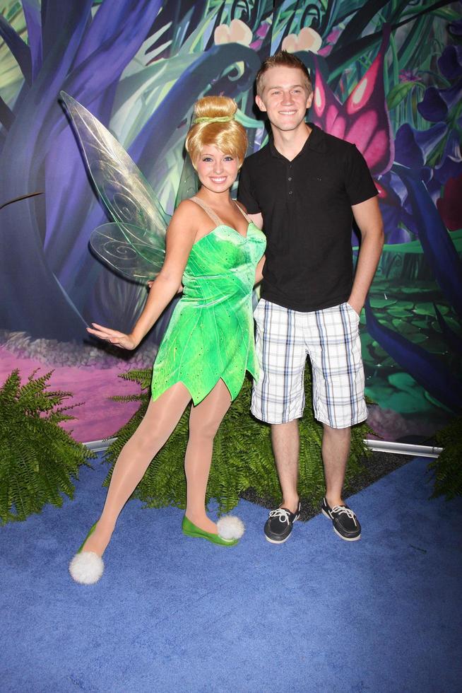 LOS ANGELES, AUG 19 - Tinkerbell, Jason Dolley at the D23 Expo 2011 at the Anaheim Convention Center on August 19, 2011 in Anaheim, CA photo