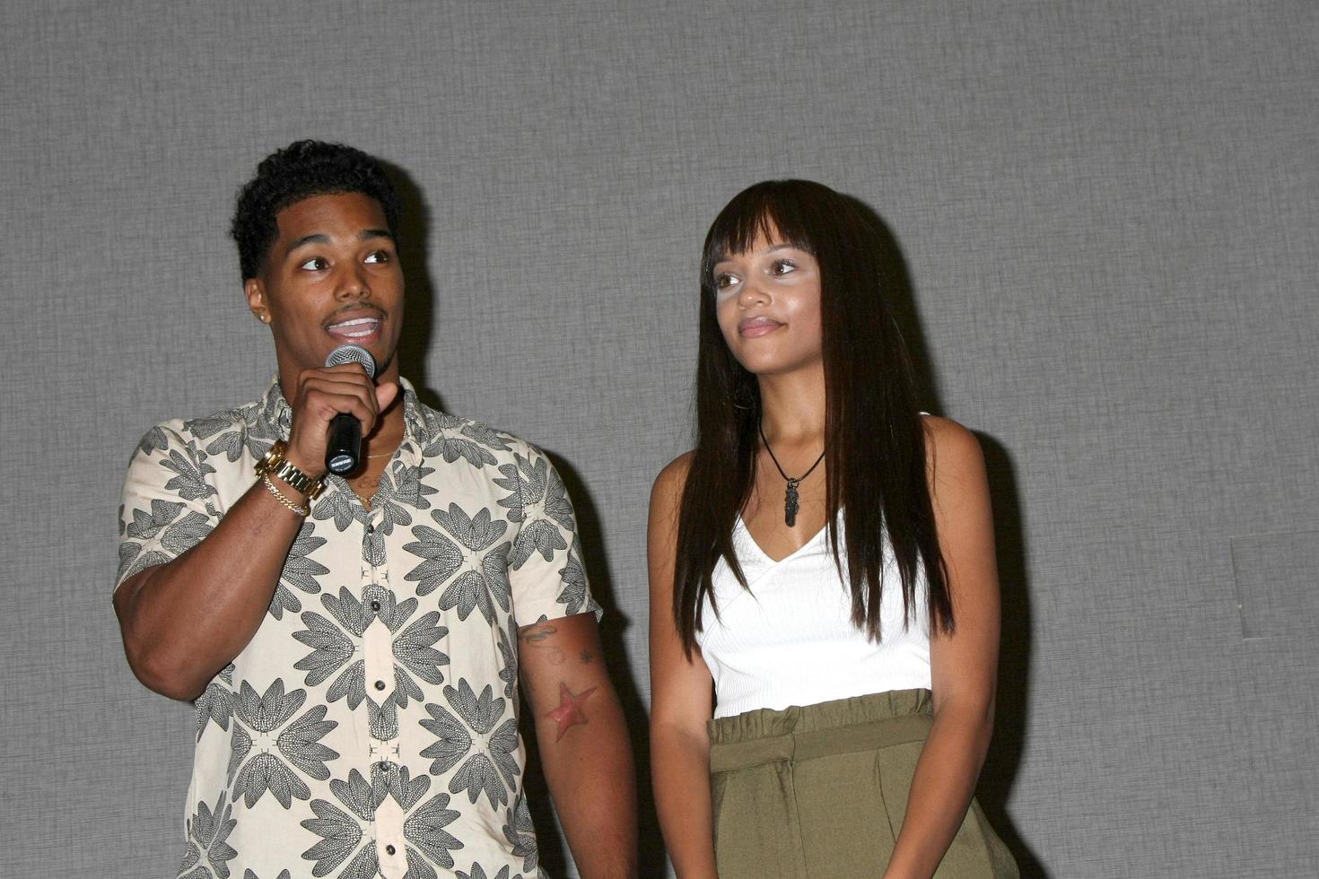 LOS ANGELES   AUG 20 - Rome Flynn, Reign Edwards at the Bold and the Beautiful Fan Event 2017 at the Marriott Burbank Convention Center on August 20, 2017 in Burbank, CA photo