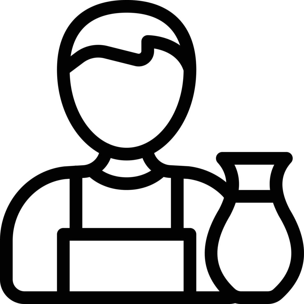 boy artist vector illustration on a background.Premium quality symbols.vector icons for concept and graphic design.