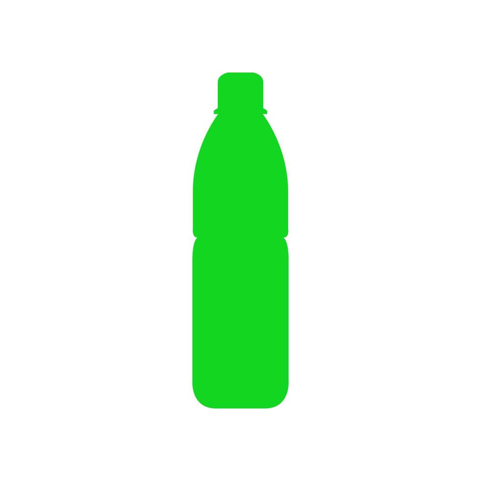 Water bottle illustrated on a white background vector