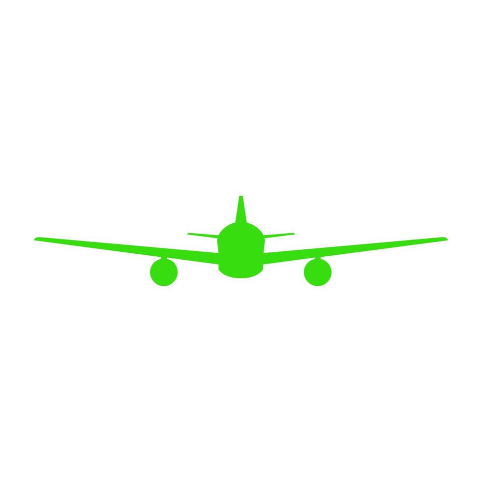 avión ilustrado sobre un fondo blanco vector