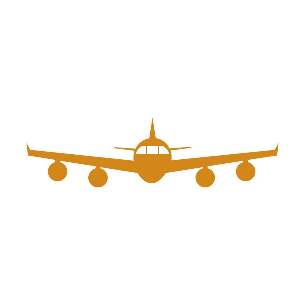 avión ilustrado sobre un fondo blanco vector