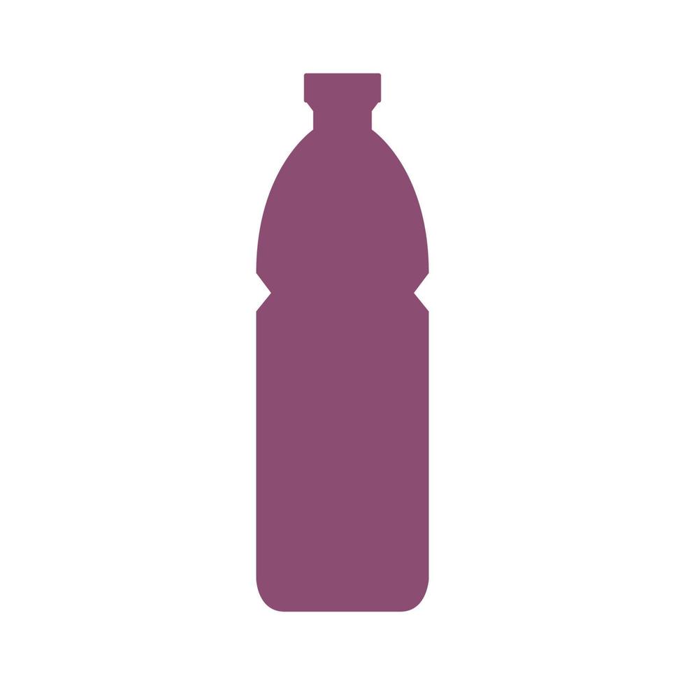 Water bottle illustrated on a white background vector