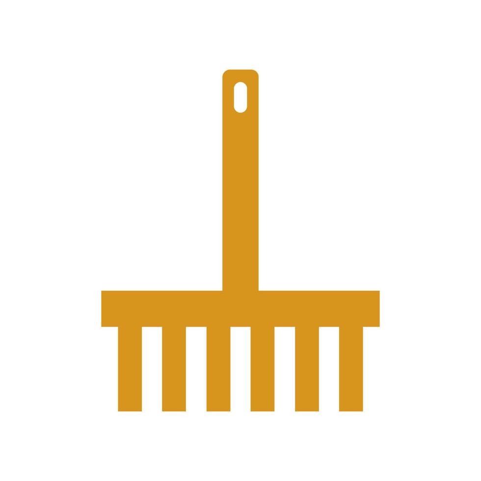 Rake illustrated on a white background vector