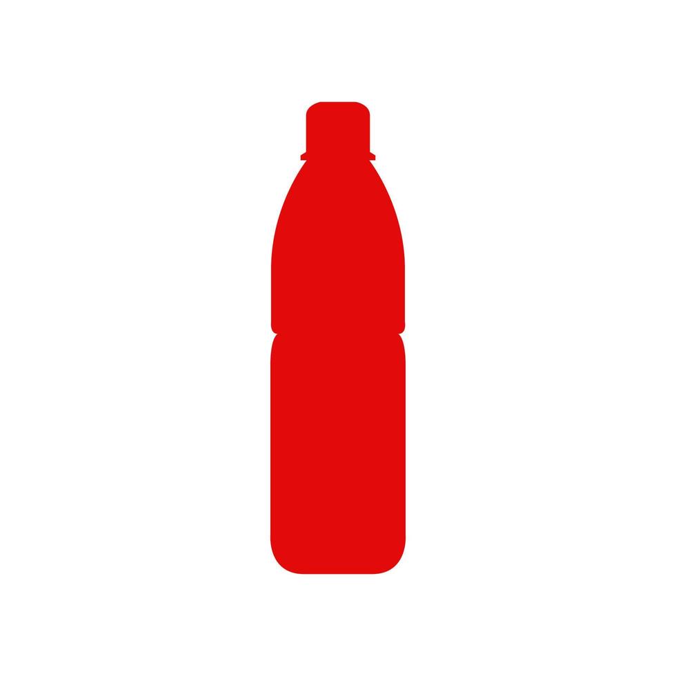 Water bottle illustrated on a white background vector