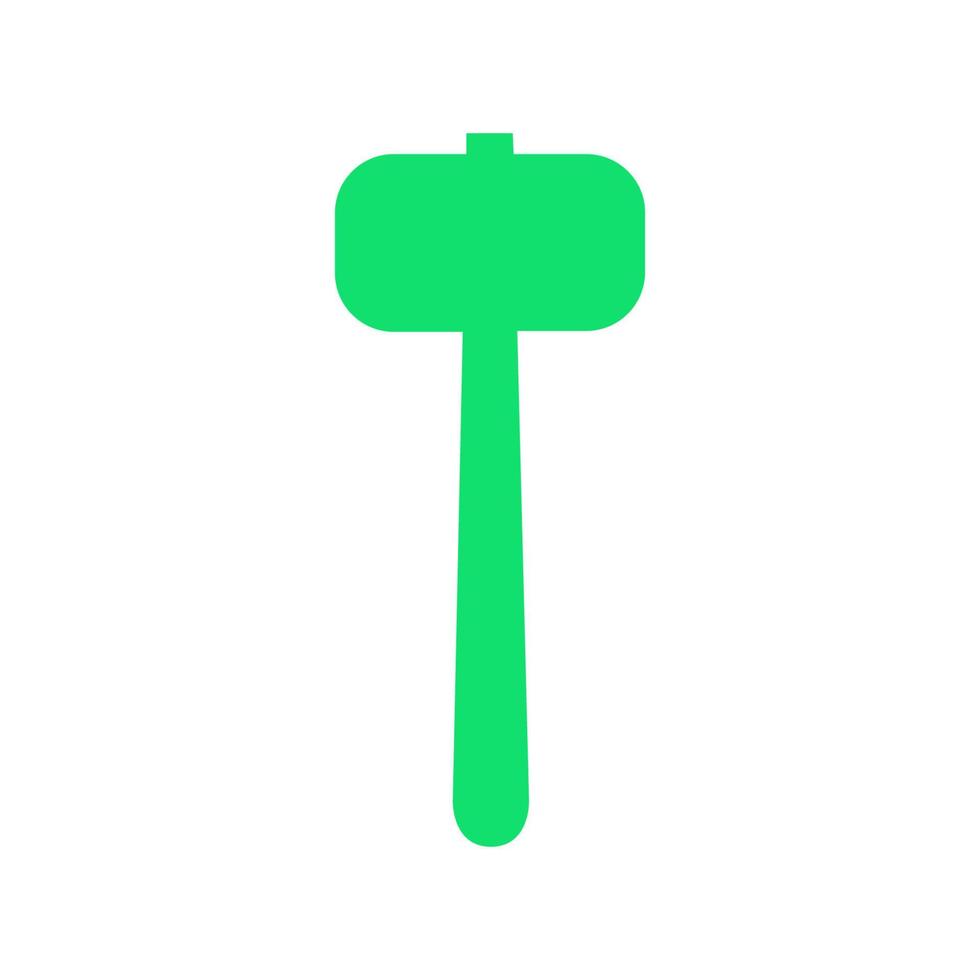 Hammer illustrated on a white background vector