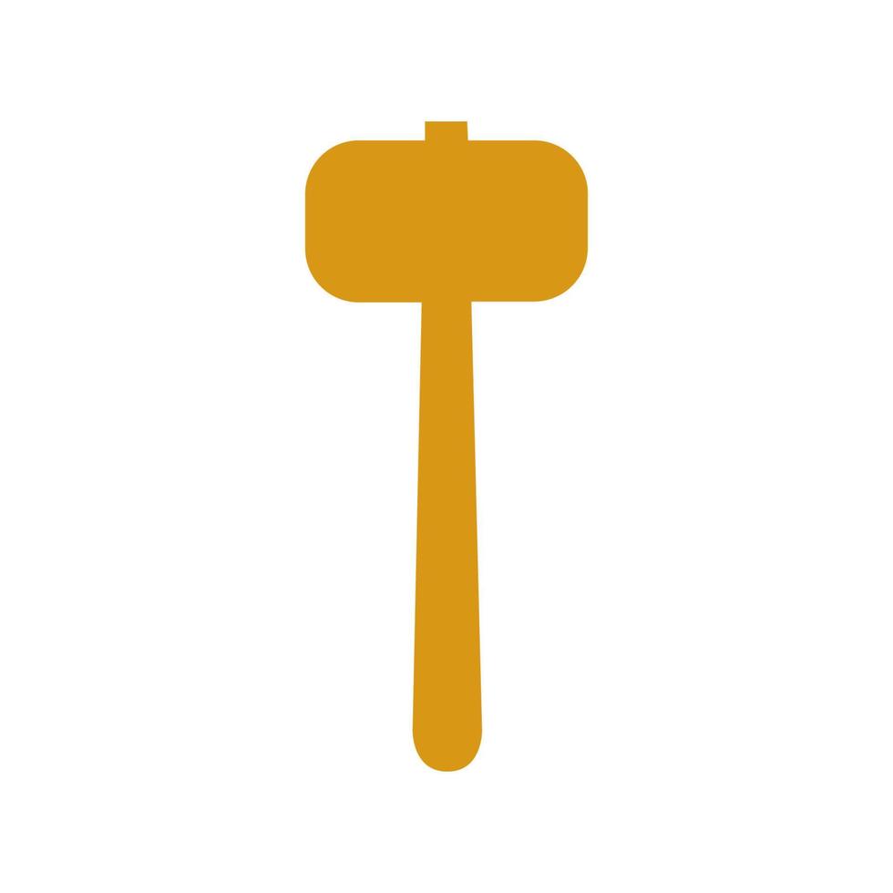 Hammer illustrated on a white background vector