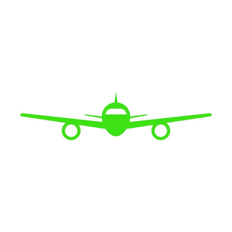 avión ilustrado sobre un fondo blanco vector