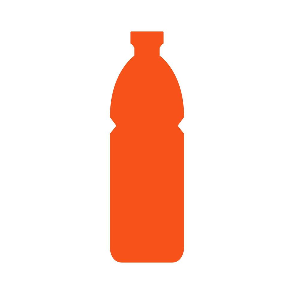 Water bottle illustrated on a white background vector