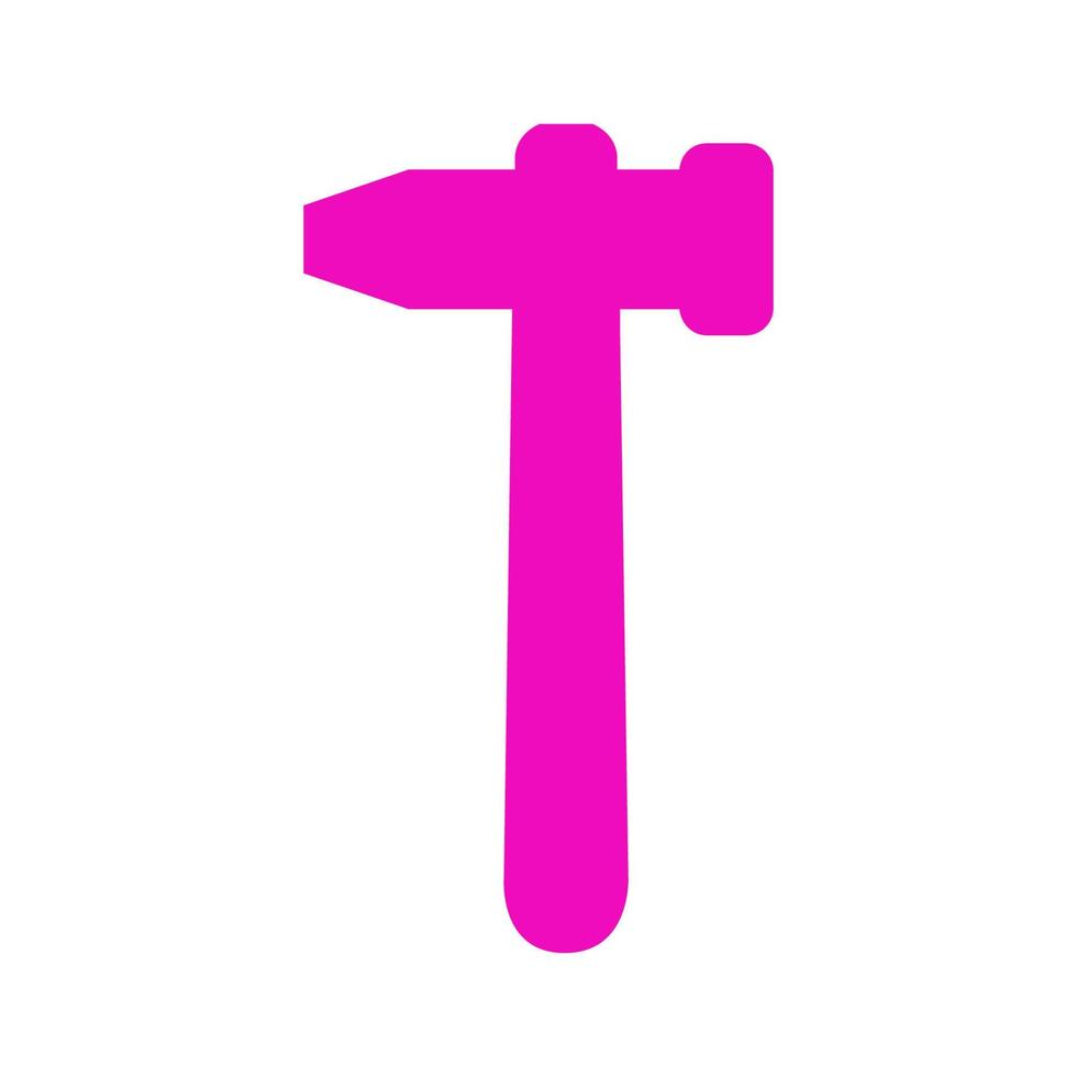 Hammer illustrated on a white background vector
