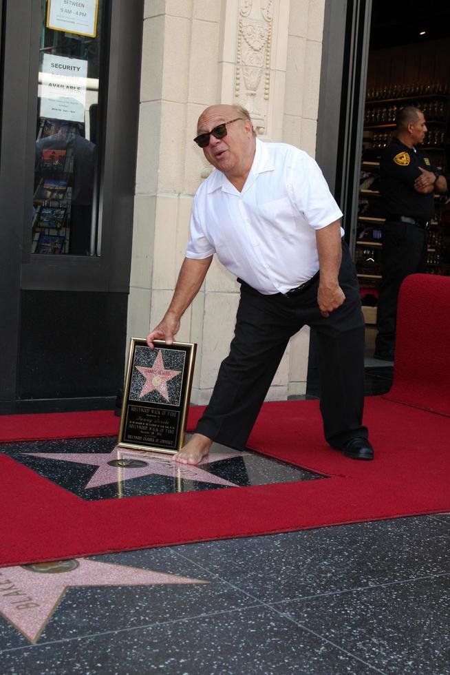 LOS ANGELES, AUG 18 - Danny DeVito at the ceremony as Danny DeVito Receives a Star at Hollywood Walk of Fame on the August 18, 2011 in Los Angeles, CA photo