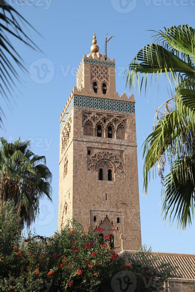 Kutubiyya Mosque in Marrakesh, Morocco photo