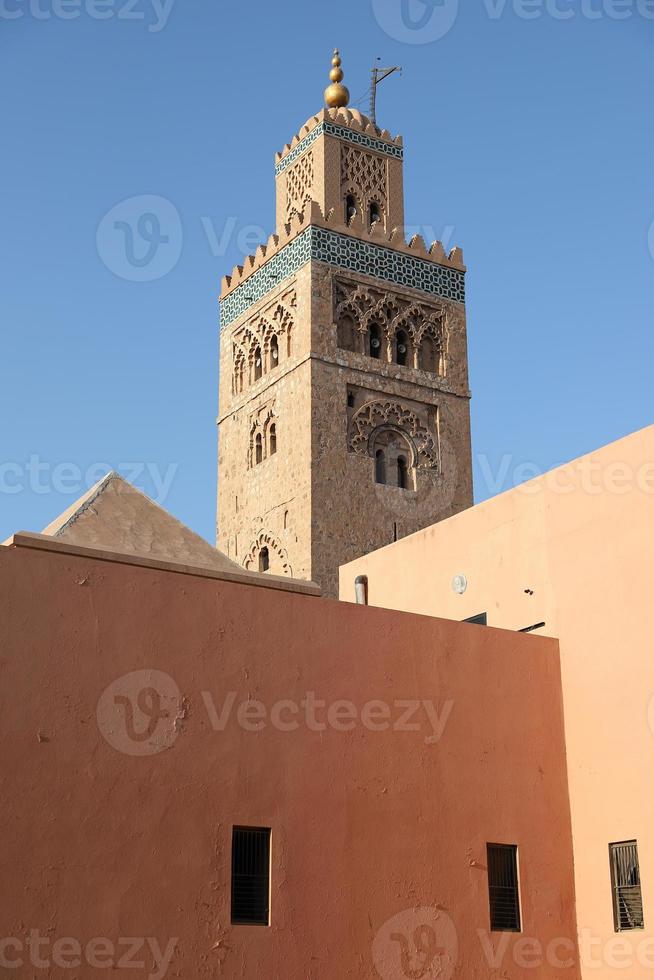 Kutubiyya Mosque in Marrakesh, Morocco photo