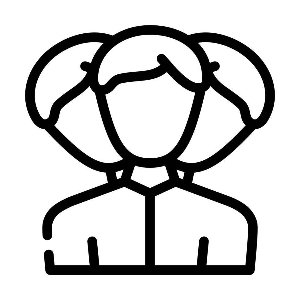 client portrait creation kyc line icon vector illustration