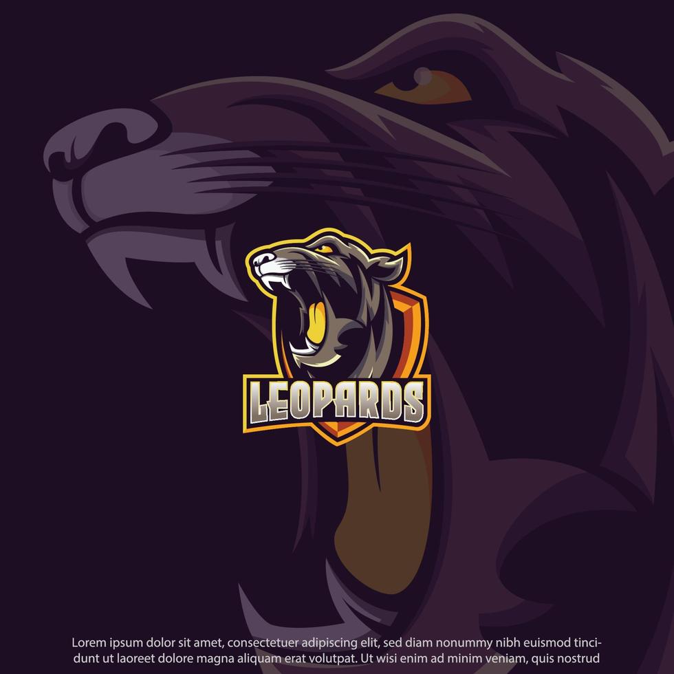 Leopards mascot best logo design good use for symbol identity emblem badge brand and more vector