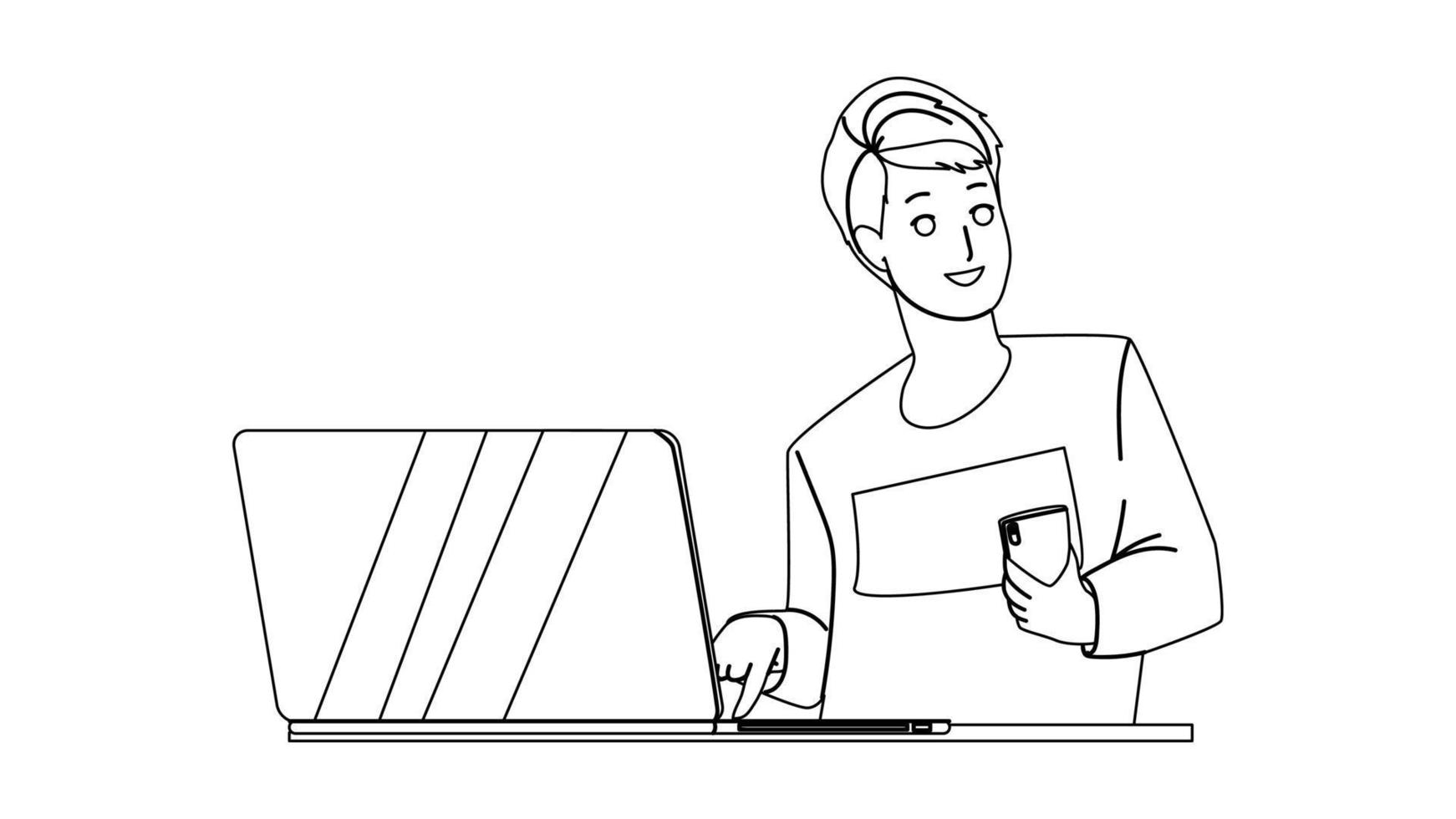 Contuct Us Customer Online Support Service Vector
