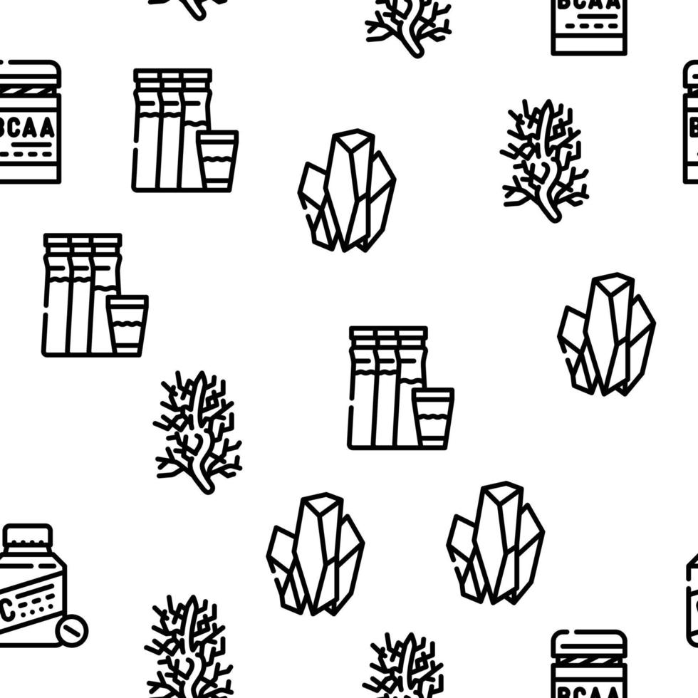 Food Additives Formula Vector Seamless Pattern