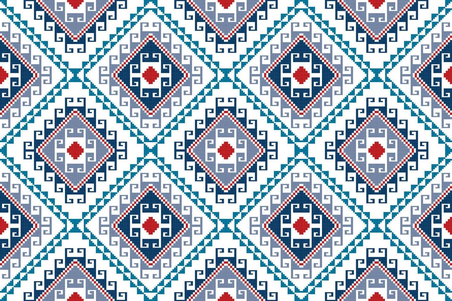 Tartreez Palestinian abstract geometric ethnic textile pattern design. Aztec fabric carpet mandala ornaments textile decorations wallpaper. Tribal boho native seamless textile traditional embroidery vector