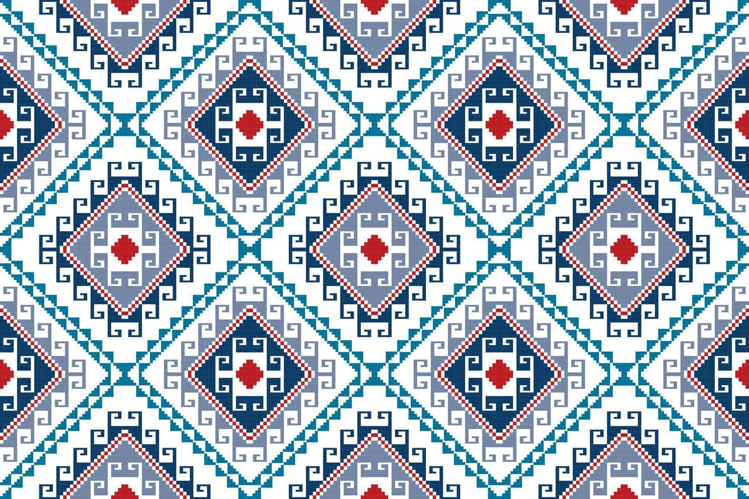 Tartreez Palestinian abstract geometric ethnic textile pattern design. Aztec fabric carpet mandala ornaments textile decorations wallpaper. Tribal boho native seamless textile traditional embroidery vector