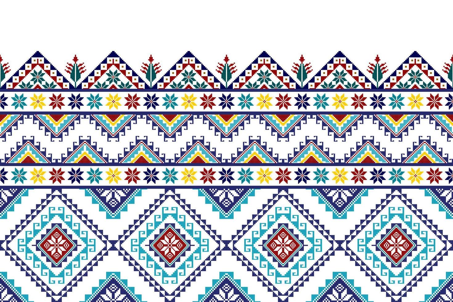 tartreez diseño de patrones textiles étnicos geométricos abstractos palestinos. alfombra de tela azteca adornos de mandala decoraciones textiles papel tapiz. tribal boho nativo textil sin costura bordado tradicional vector