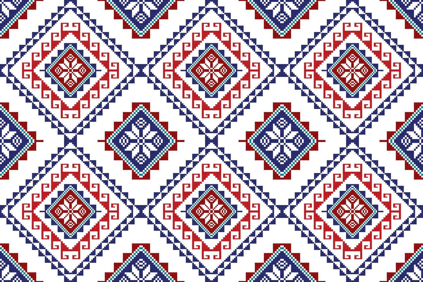 Tartreez Palestinian abstract geometric ethnic textile pattern design. Aztec fabric carpet mandala ornaments textile decorations wallpaper. Tribal boho native seamless textile traditional embroidery vector