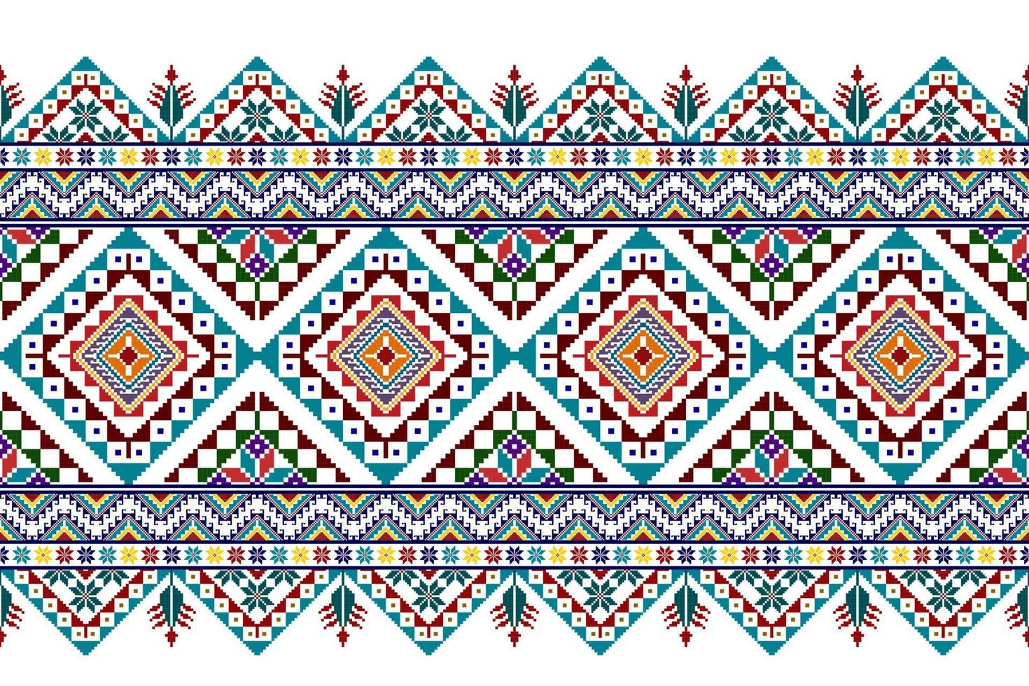 tartreez diseño de patrones textiles étnicos geométricos abstractos palestinos. alfombra de tela azteca adornos de mandala decoraciones textiles papel tapiz. tribal boho nativo textil sin costura bordado tradicional vector