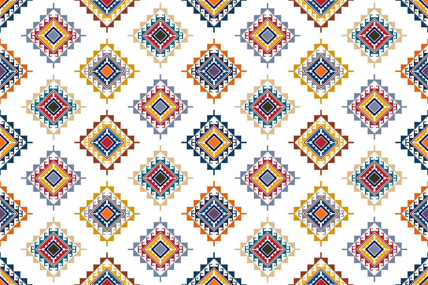 Tartreez Palestinian abstract geometric ethnic textile pattern design. Aztec fabric carpet mandala ornaments textile decorations wallpaper. Tribal boho native seamless textile traditional embroidery vector