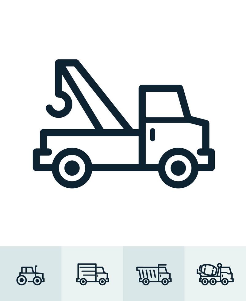 Transportation and Vehicles Icons with White Background vector