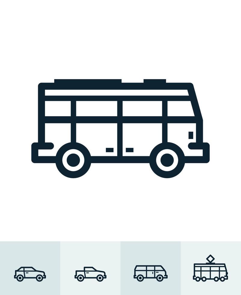 Transportation and Vehicles Icons with White Background vector