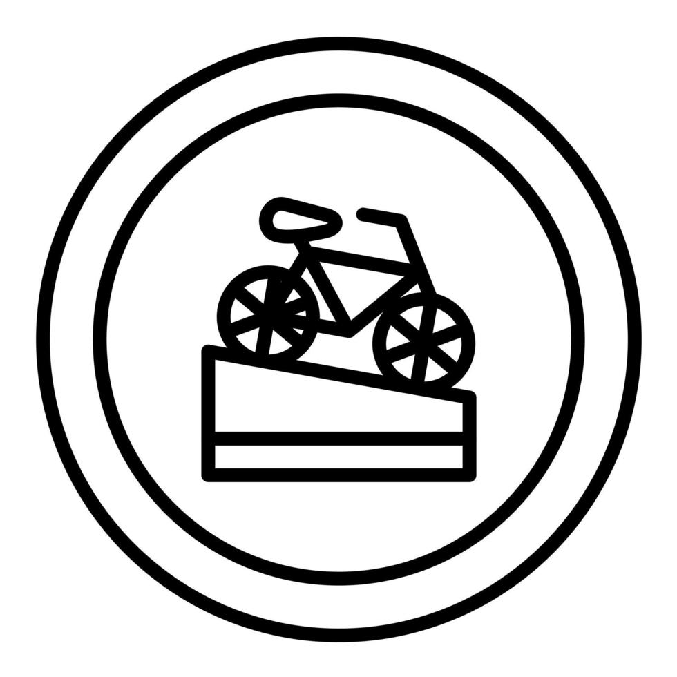 Hill Road Line Icon 8277128 Vector Art at Vecteezy