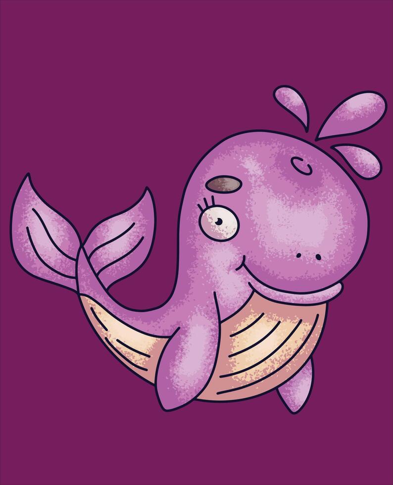 cute baby blue whale 8277238 Vector Art at Vecteezy