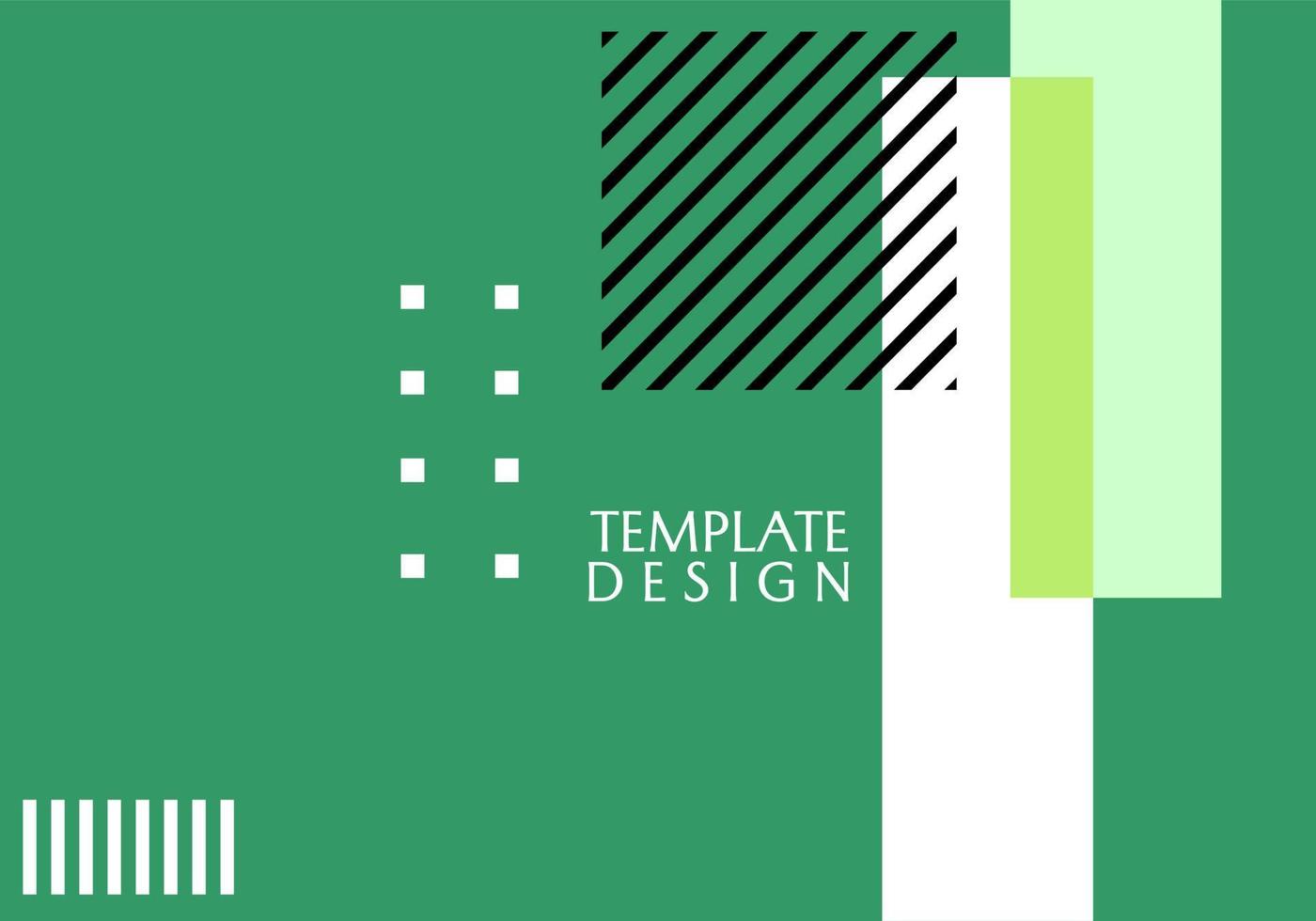green abstract geometric background. dynamic and minimalist design. for business, banner, website vector