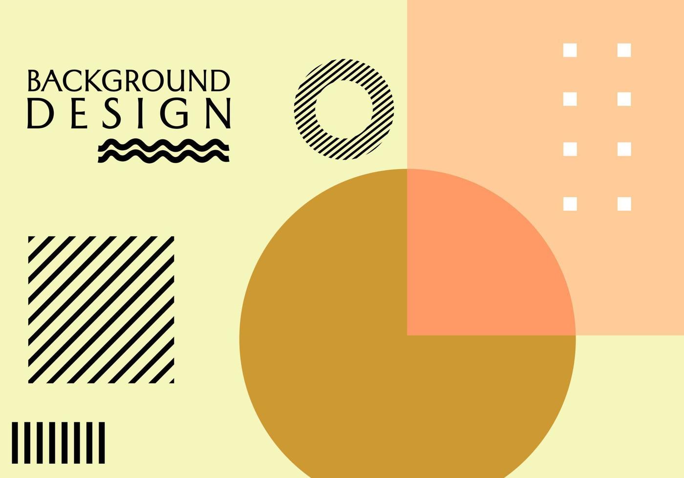 fondo geométrico abstracto marrón pastel. diseño estético y de moda. para negocios, banner, sitio web vector