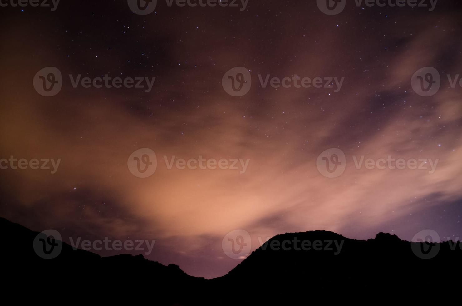 estrellas en la noche foto