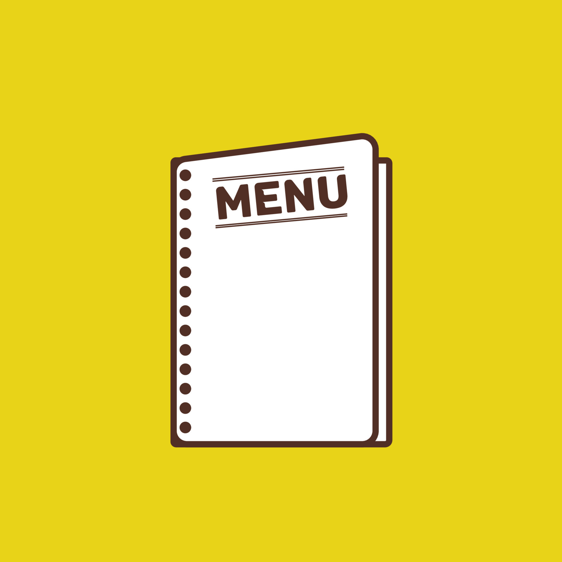 icon menu book free download