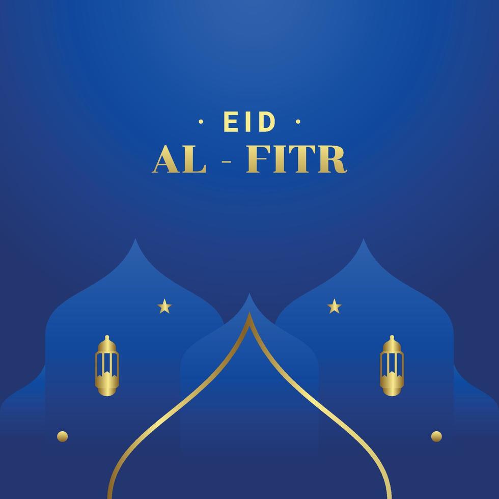 fondo de diseño de eid al fitr para el momento de saludo vector