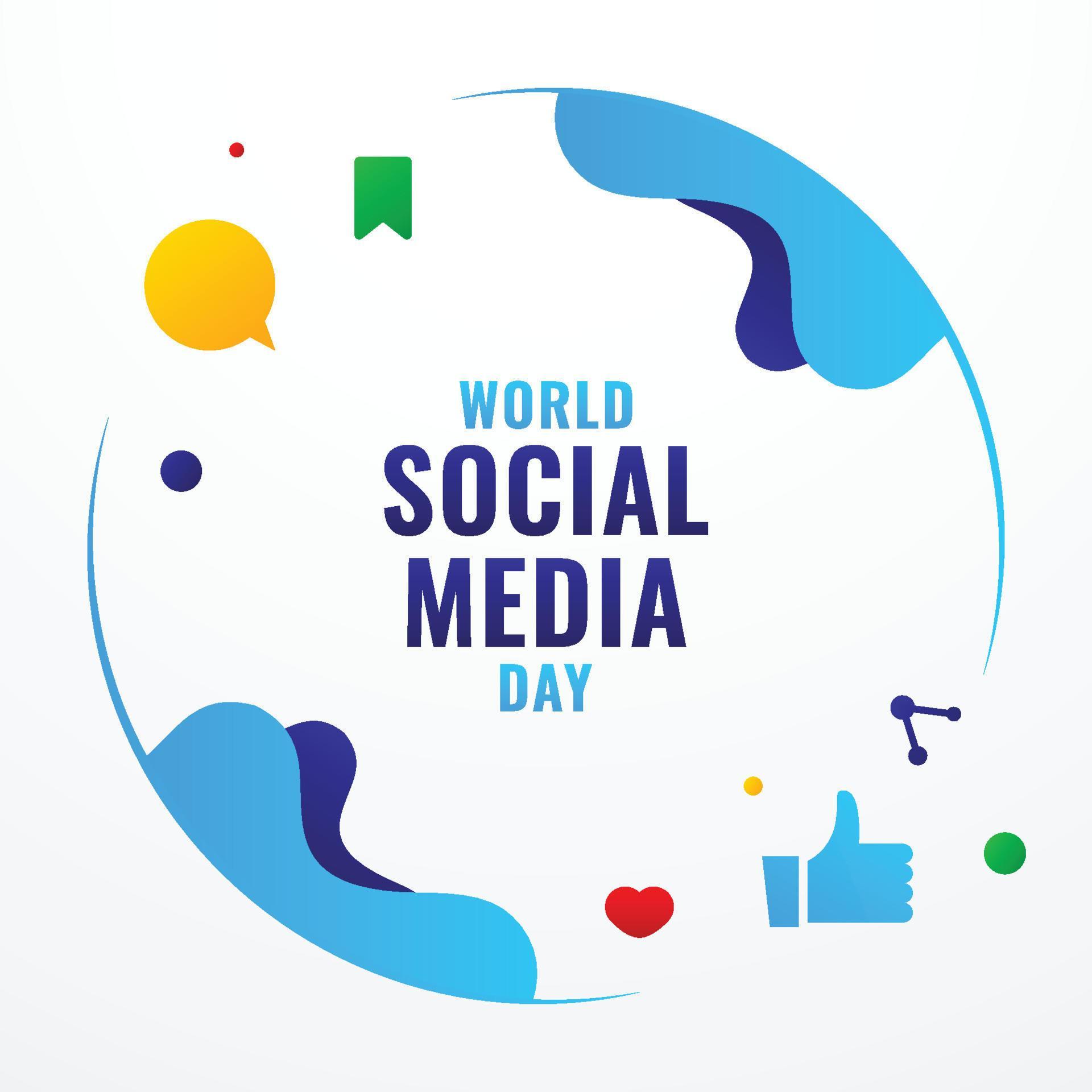 World Social Media Day 8278594 Vector Art at Vecteezy