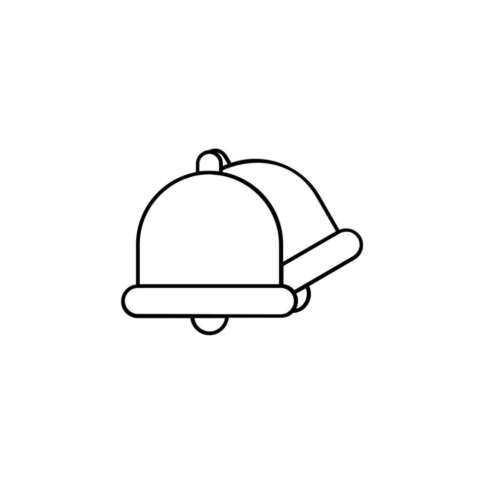 Alarm, Timer Thin Line Icon Vector Illustration Logo Template. Suitable For Many Purposes.