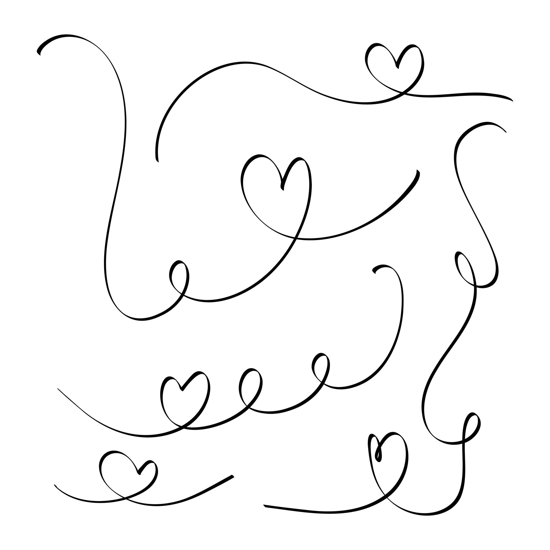 Heart scribble drawing. Continuous one line, hand drawn sketch vector  illustration. Minimalism design for banner, background, and poster. Romantic  and love symbols. 1958725 Vector Art at Vecteezy