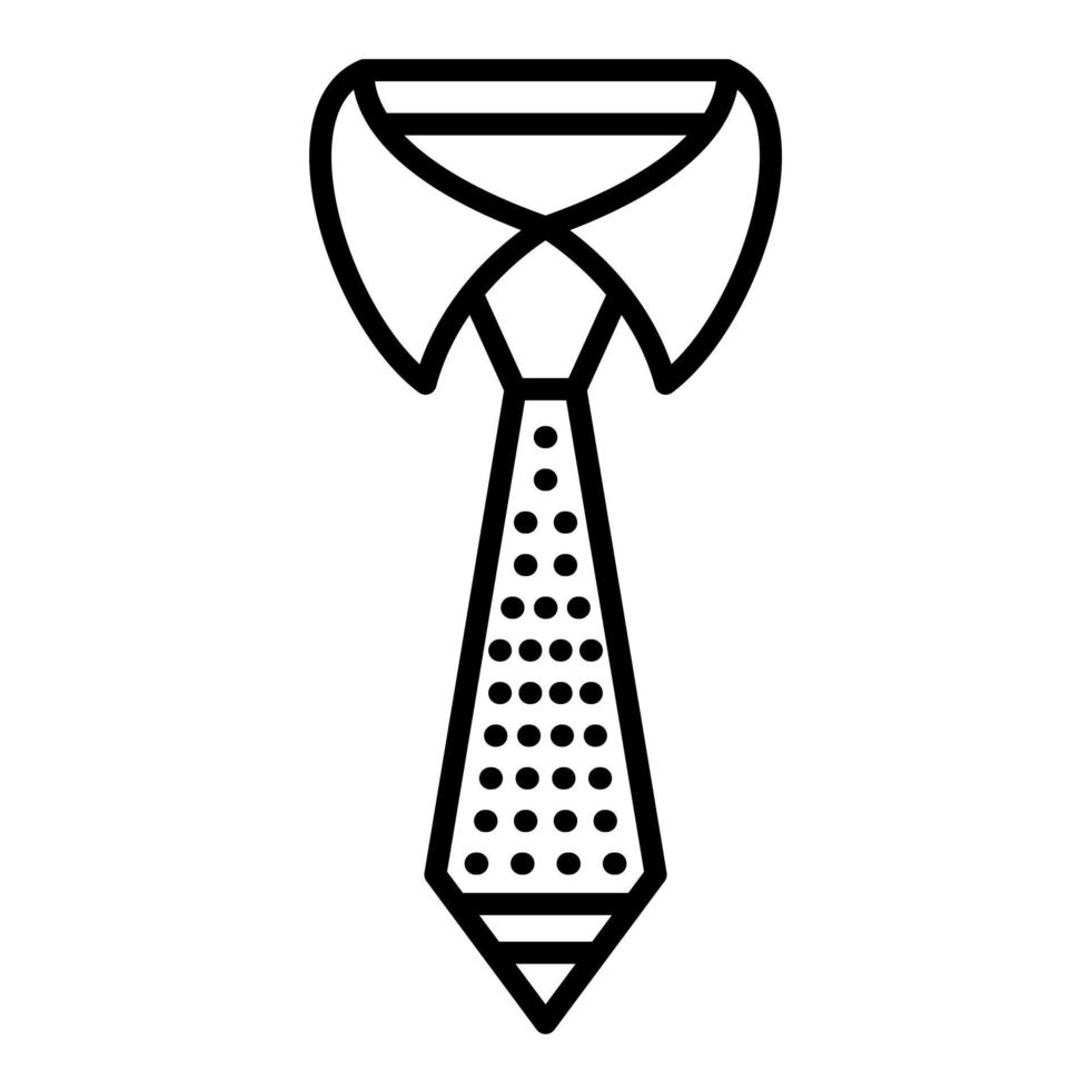 Tie Line Icon vector