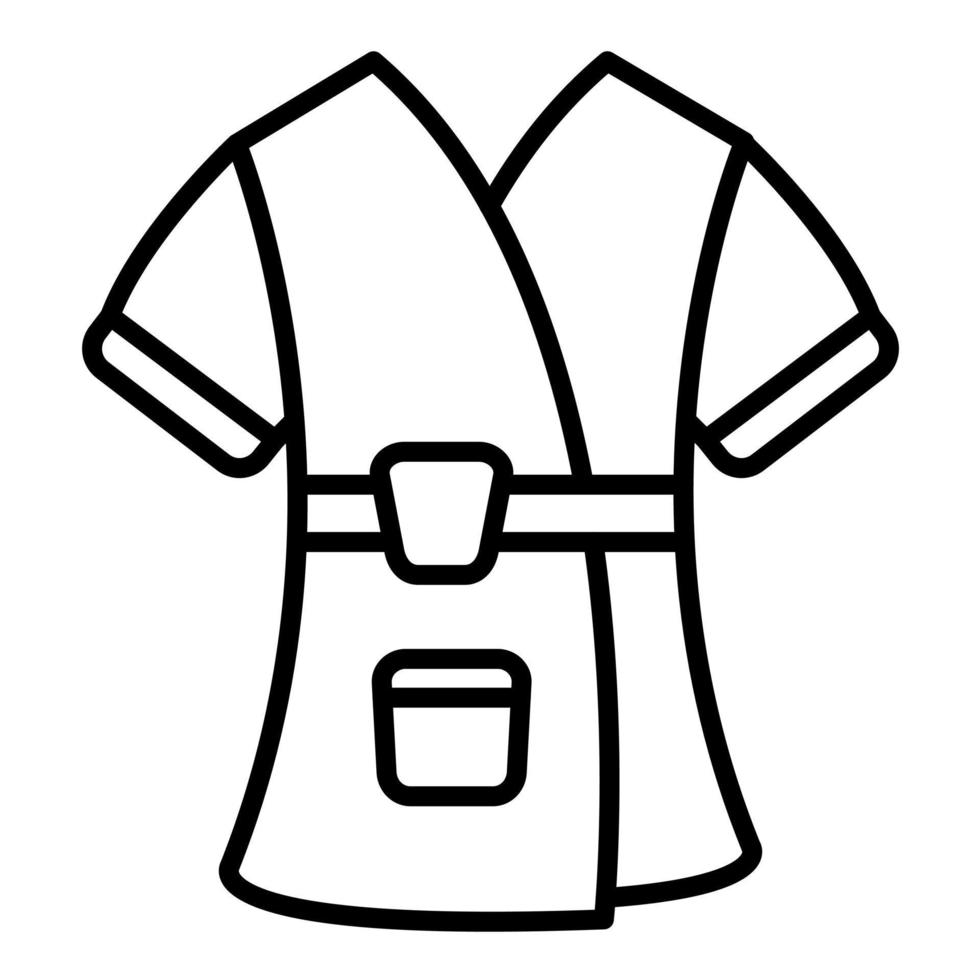 Bathrope Line Icon vector