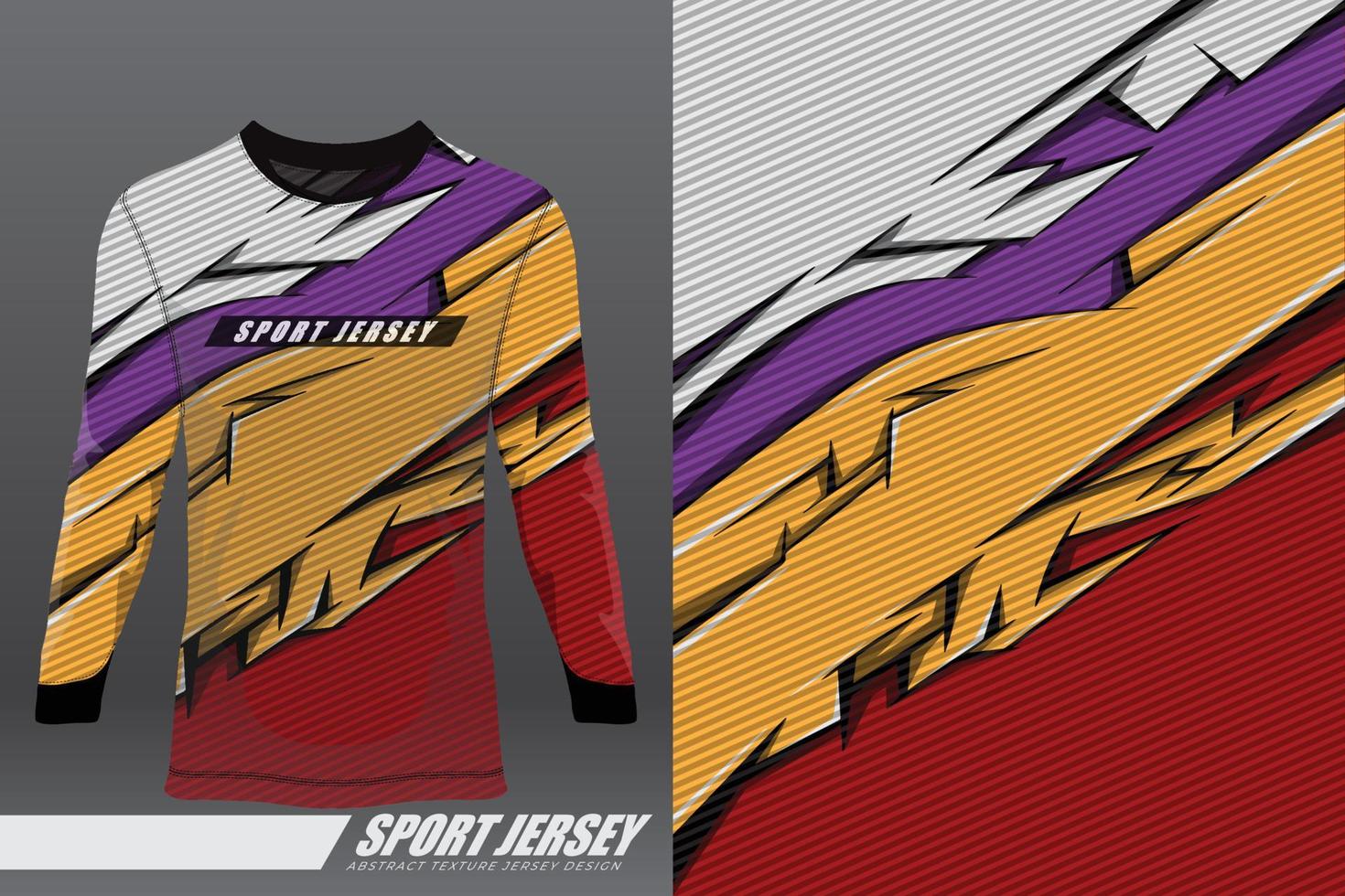 Tshirt sports design for racing, jersey, cycling, football, gaming, motocross vector