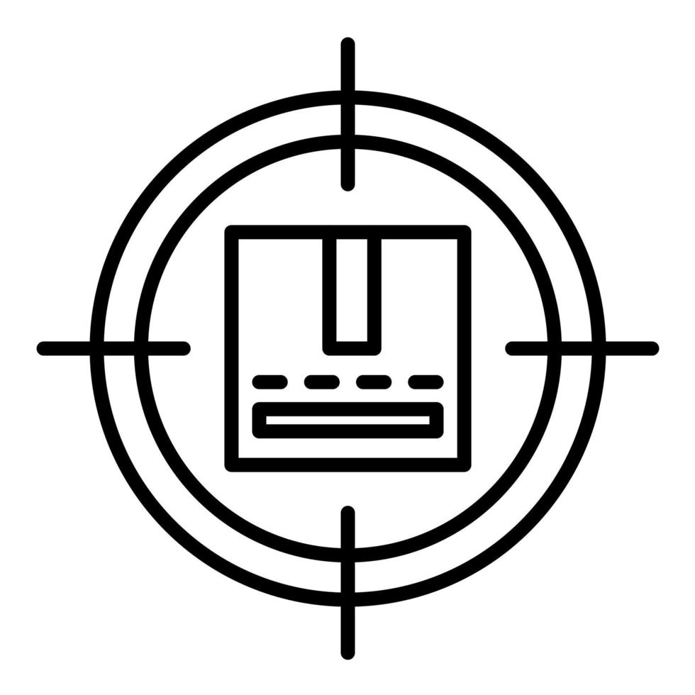 Scope Line Icon vector