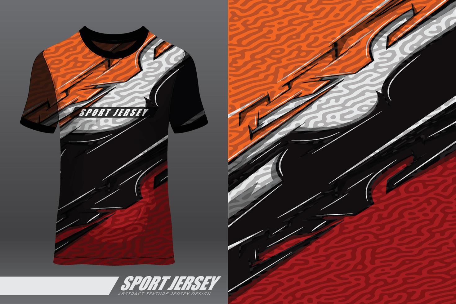 Tshirt sports design for racing, jersey, cycling, football, gaming, motocross vector