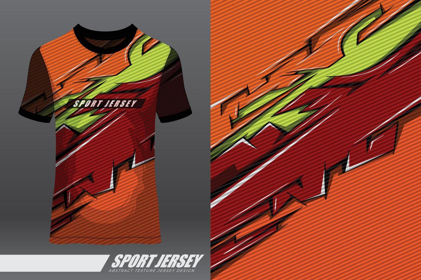 diseño deportivo de camiseta para carreras, jersey, ciclismo, fútbol, juegos, motocross vector