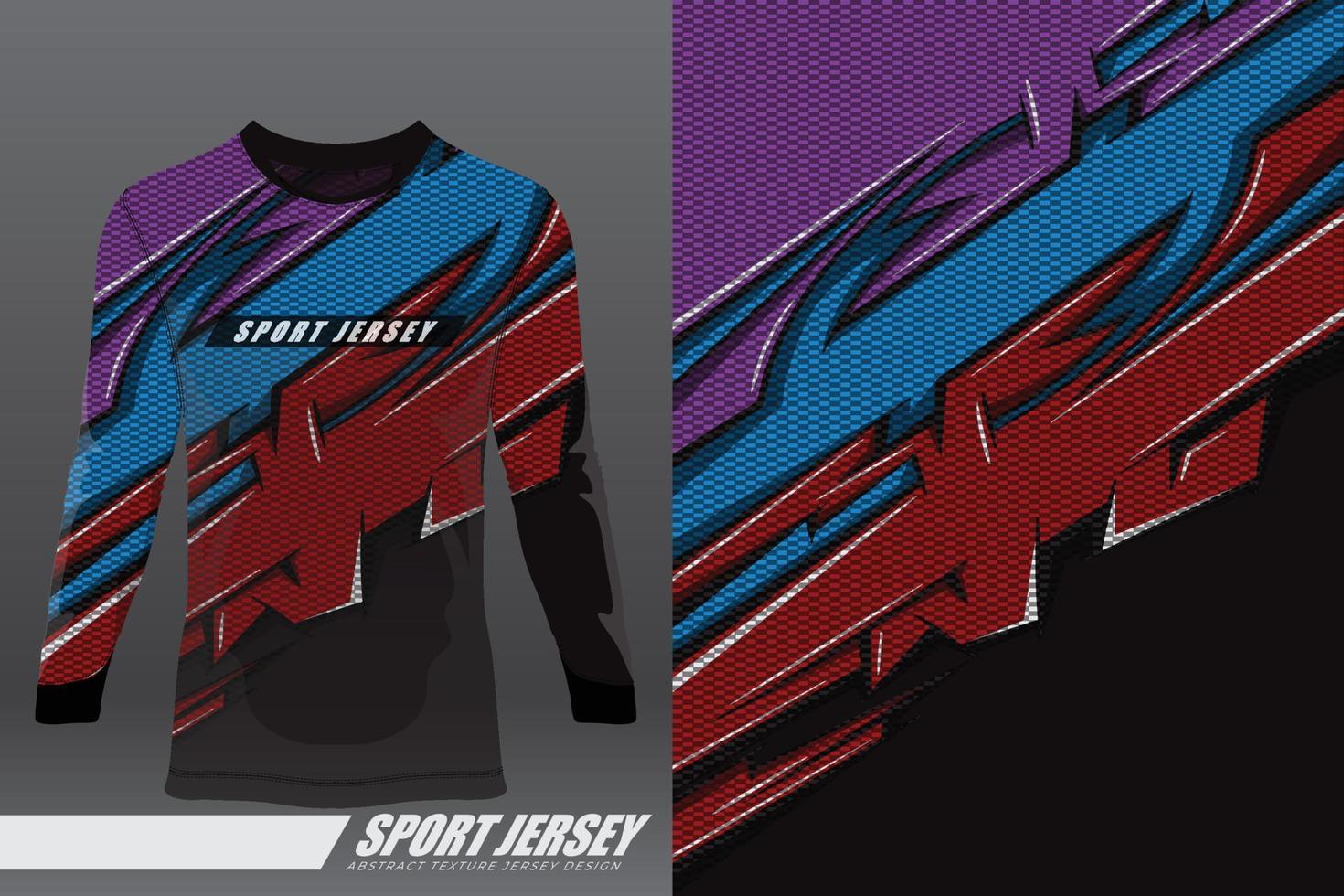 Tshirt sports design for racing, jersey, cycling, football, gaming, motocross vector