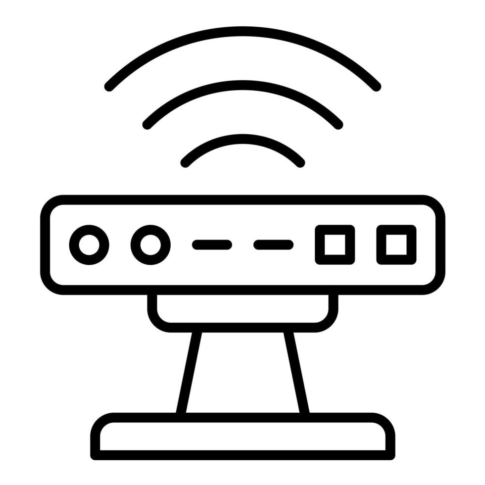 Kinect Line Icon vector
